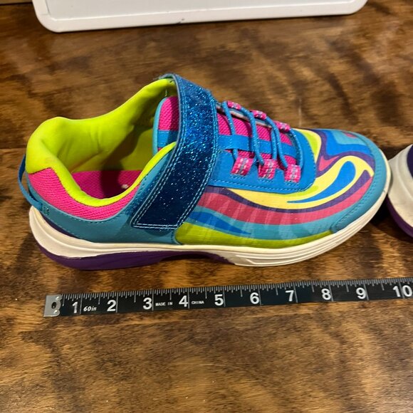 Athletic Works Blue and Pink Kids Sneakers light up AK - Picture 2 of 7